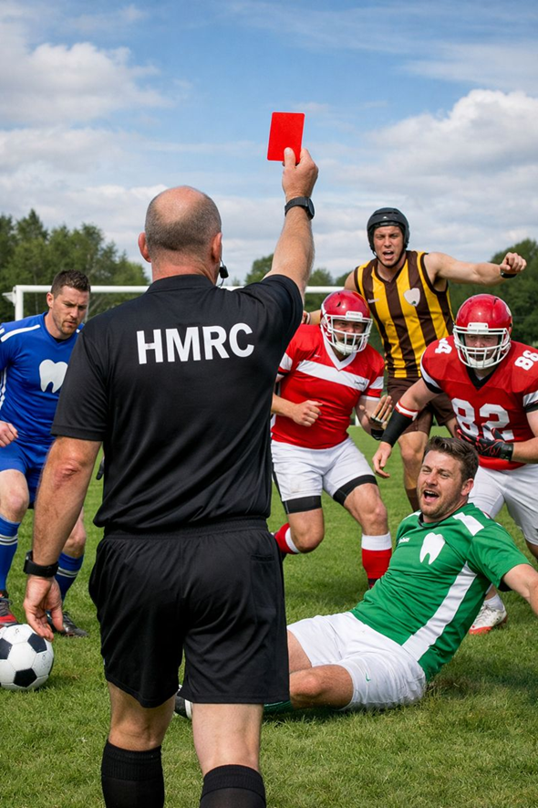 Self employment is like playing football